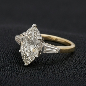 Premium 14k Yellow Gold Diamond Wedding <b>Ring</b> <b>For</b> Women And <b>Men</b> Minimal Design With Timeless Style And Brilliant Diamond Accent - Product Image 2