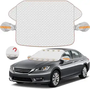 Fast Delivery Outdoor Snow Proof 4 Layers Aluminum Foil Car Front Windshield Cover