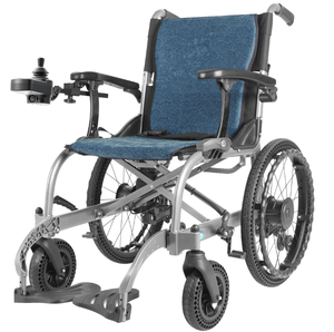 Fauteuil roulant électrique pliable léger le plus vendu avec roue arrière à double entraînement et frein intelligent pour personnes âgées et handicapées - Product Image 2
