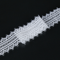 Dentelle à oeillet en Polyester de qualité supérieure, Soluble dans l'eau, accessoires de broderie, chimique dentelle, pour vêtement de couture