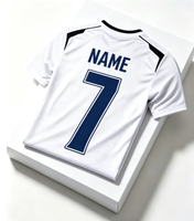 Maillot de football style Ligue 2026 populaire en promotion – Personnalisation du nom – Maillot de foot pour homme à séchage rapide – Uniforme de sport par sublimation