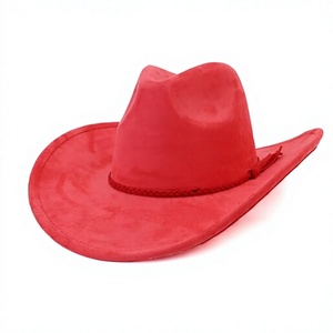 <b>Western</b> Cowboy <b>Hat</b> for Women Men Classic Fedora <b>Hats</b> Wide Brim Suede Cowboy <b>Hat</b> for Women with Buckle Belt - Product Image 1