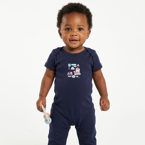 Fournisseur en gros de barboteuses en coton pour bébés, fabricant OEM ODM de bodys pour nourrissons, barboteuses en coton biologique et bambou, achat en ligne - Product Image 1