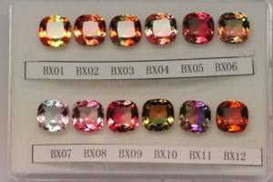 China Cubic Zirconia Corundum Spinel Nano Glass Crystal Color Card of Artificial <strong>Gems</strong> - Product Image 5