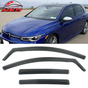 Déflecteurs de vitres latérales pour Volkswagen Golf MK8 GTI Golf R 22-26, protection des vitres latérales des portes de voiture, PC - Product Image 1