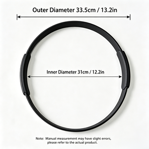 Anillo de Pilates de Látex Ecológico XLAN, Nuevo Modelo de 34 cm, Anillo de Yoga de una Pieza, Anillo de Resistencia Ligero para Entrenamiento en Casa - Product Image 2