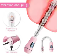 Perles d'exercice anales intelligentes - Rechargeables par USB, 12 modes de vibration et silicone flexible pour la stimulation de la prostate