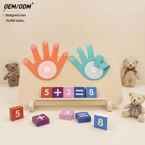 Jouets éducatifs <span class=keywords><strong>en</strong></span> bois Montessori numériques pour tout-petits, ensemble d'outils pédagogiques personnalisables avec des fonctionnalités intelligentes, cadeau d'anniversaire - Product Image 1