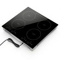 Table de cuisson électrique encastrable/autonome en céramique lisse, plaque à induction, cuisinière électrique sans gaz, fabriquée sur mesure en usine