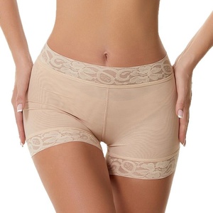Invisible Seamless Butt Lifting Dentelle Shaper Shorts Ferme Crocheté Taille Cinchers Réduire Les Fesses Lifter Collants <span class=keywords><strong>Gaine</strong></span> Rouge - Product Image 5