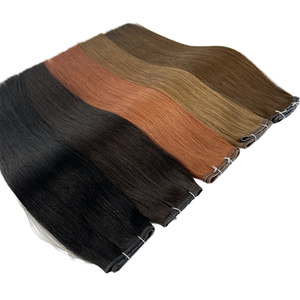 ผม amon แบบรัสเซียผมต่อแบบยืดได้ยาวสองรูผีเสื้อผ้าทอไหมตรงสำหรับถักเปีย - Product Image 3