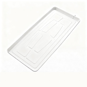 <span class=keywords><strong>Bac</strong></span> d'égouttage de <span class=keywords><strong>condensat</strong></span> de climatisation en acier inoxydable 304 pour l'extérieur en émail blanc - Product Image 3