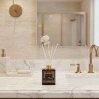Ensemble cadeau de diffuseur de parfum d'ambiance à base d'huiles essentielles avec logo personnalisé de luxe