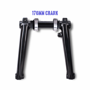 Plato de Cadena BMX Funsea de 170mm para Bicicleta de Niño, Juego de Bielas y <span class=keywords><strong>Eje</strong></span> de <span class=keywords><strong>Pedalier</strong></span> Racework Fácil de Usar para Cruisers y Ciclismo de Montaña - Product Image 3