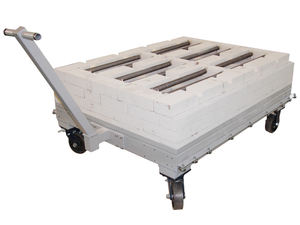 Промышленная печь на тележках с ручным управлением, 1200°C, для отжига, с индивидуальными параметрами - Product Image 3