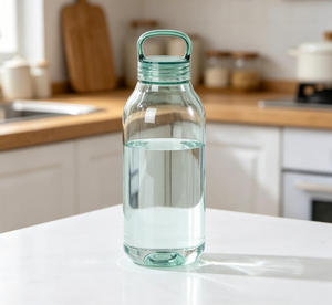 Botella <span class=keywords><strong>de</strong></span> Agua Deportiva <span class=keywords><strong>de</strong></span> Plástico Reciclado <span class=keywords><strong>con</strong></span> Asa, Ideal para Gimnasio y Fitness, Gran Venta - Product Image 6