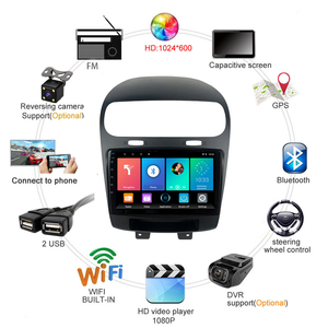 Radio <span class=keywords><strong>para</strong></span> Auto Dodge Journey 2012-2016, Reproductor Multimedia con Carplay, <span class=keywords><strong>Android</strong></span> Auto, GPS, Navegación, Cámara de Reversa, Mapas, 4G, WIFI, Pantalla Táctil, Mirror Link - Product Image 4