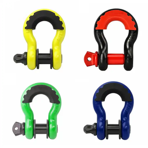Maxplus US Type Galvanized Carbon Steel <b>Bow</b> Shackle D Forged Screw Pin Marine Anchor Wholesale US Type <b>Bow</b> Shackle G210 G21 - Product Image 2