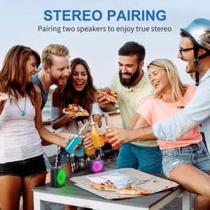 LENRUE F3 IPX5 Waterproof Portable <strong>Bluetooth</strong> Wireless <strong>Speaker</strong> 5W TWS Mini Shower <strong>Speaker</strong> with MIC Enhanced Bass 12 Hour Playtime - Product Image 4