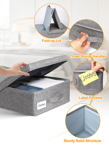 Wholesale Customizable Popular Under-Bed Storage <b>Boxes</b> Kids <b>Clothes</b> Storage Seasonal Under Bed Storage - Product Image 2