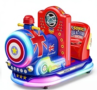 QSL Entertainment Machine à balançoire électronique pour enfants à monnayeur en PP pour centre commercial, parc d'attractions, équipement de jeu d'arcade