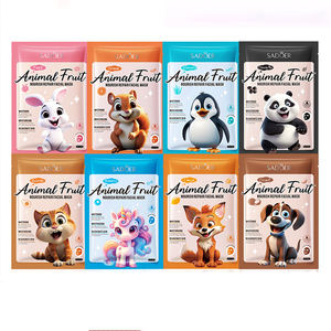 Productos para el Cuidado de la <span class=keywords><strong>Piel</strong></span> de la Serie Animal de Venta Caliente de Marca Privada OEM SADOER, Hidratan, Blanquean, Nutren, Reparación, Juego de Mascarillas Faciales de Frutas - Product Image 2
