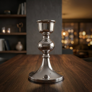 Porte-bougie en aluminium - Décoration d'intérieur artisanale durable - Product Image 4