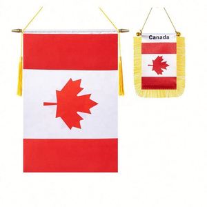 Banderas de Tela Resistente con Acabado Satinado para Colgar en la Pared, Publicidad Directa de Fábrica, para Decoración de Espejos Retrovisores de Automóviles Escolares - Product Image 2