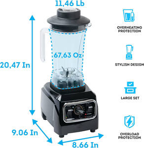 Venta al por Mayor de Batidora de Alta Potencia de 800W, Silenciosa, para Cocina - Product Image 2