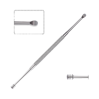 Kit de nettoyage des oreilles professionnel en acier inoxydable, 3 pièces, outil d'élimination du cérumen