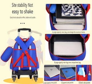 <span class=keywords><strong>Mochila</strong></span> Escolar con Ruedas y Asa para Niñas, Venta al por Mayor <span class=keywords><strong>de</strong></span> Artículos Escolares - Product Image 5