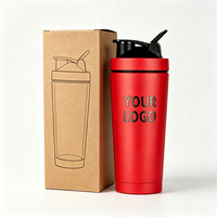 Gourde isotherme personnalisée en acier inoxydable 304, écologique, durable, portable, avec couvercle anti-fuite, pour le bureau et la salle de sport