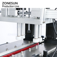 ZONESUN ZS-FAL180Z8 automatique 4 têtes pompe à Piston savon liquide voiture shampooing cire remplissage capsulage étiquetage Machine ligne de Production