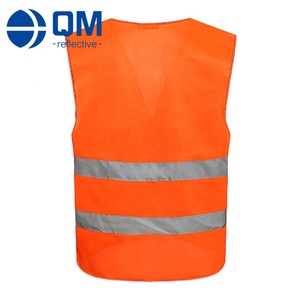 <strong>Orange</strong> Custom Print logo Safety <strong>Vest</strong> - Product Image 4