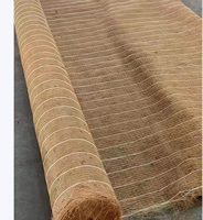 Couvertures en fibres de coco pour renforcement mural, protection du sol, tapis routiers, rouleaux de contrôle de l'érosion en fibre de coco