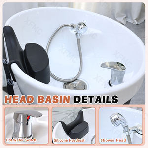 Sofá de masaje eléctrico, sillón de ocio, cama de champú para lavado de cabello de gravedad cero, silla de champú giratoria sin plomería con cuenco - Product Image 3