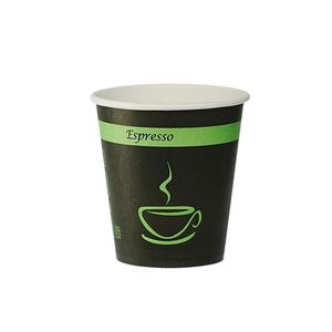 แก้วกาแฟ/ชาแบบใช้แล้วทิ้งรักษ์โลก ขนาด 4/7/8/9/10/12/16/20/22 ออนซ์ สีขาว ทำจากกระดาษคราฟท์ สำหรับซื้อกลับบ้าน - Product Image 1