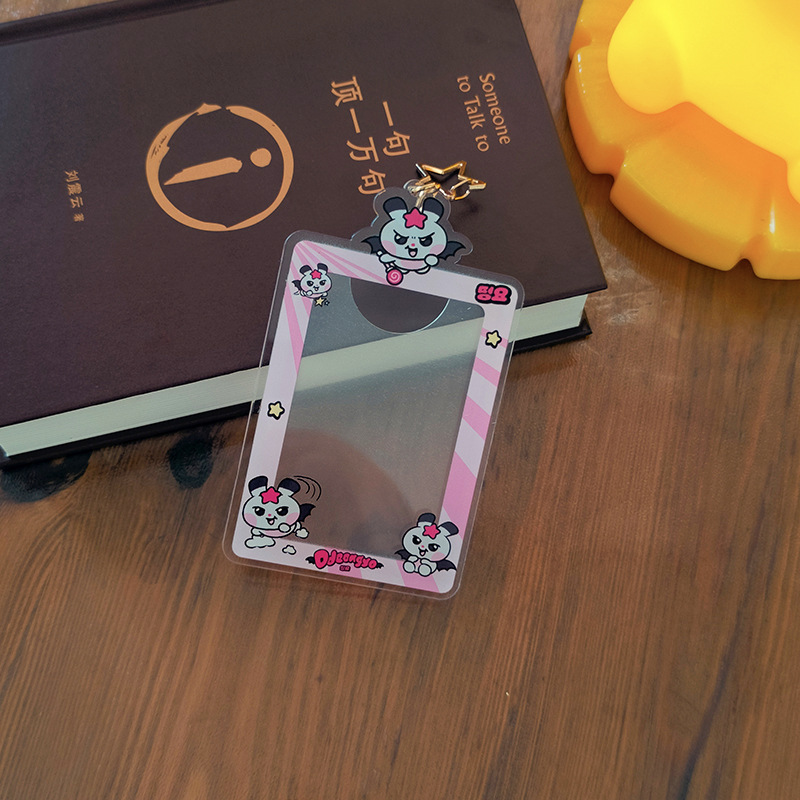 KPOP ATEEZ MIGHTEEZ Photo Frame Acrylic Card Holder Keychains