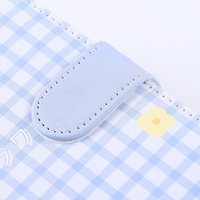 250297-A Logo personnalisé A6 Daisy Design couverture souple fermeture magnétique Carnet de notes portable coffret cadeau pour étudiants