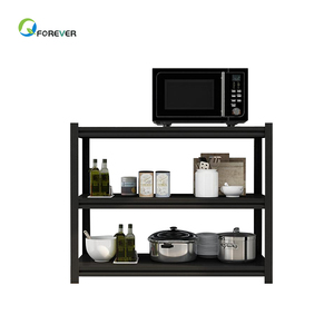 Grande étagère <span class=keywords><strong>de</strong></span> cuisine en bois avec prises électriques, étagère <span class=keywords><strong>de</strong></span> rangement multi-niveaux avec panier en fil métallique - Product Image 5