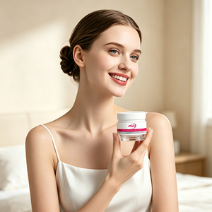 Crème Réparatrice Hydratante et Raffermissante au Collagène Anti-Rides pour le Visage, Marque Privée, OEM ODM, Vente en Gros <span class=keywords><strong>de</strong></span> Cosmétiques, Réduit les Ridules - Product Image 4