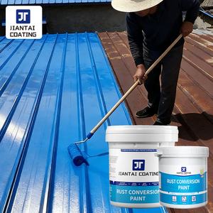 Water-based Anti Rust Paint Waterborne Acrylic Metal Rust Converter Coating Steel structure renovation Rust conversion paint - Product Image 1