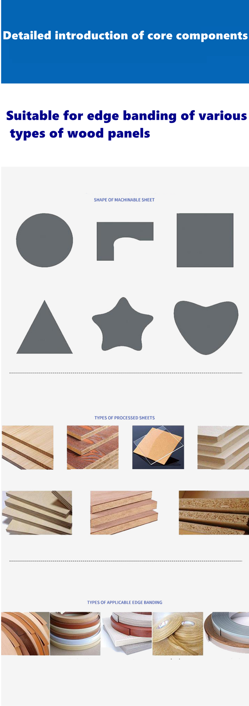 Small-sized rocker, curved and straight line multifunctional woodworking machine