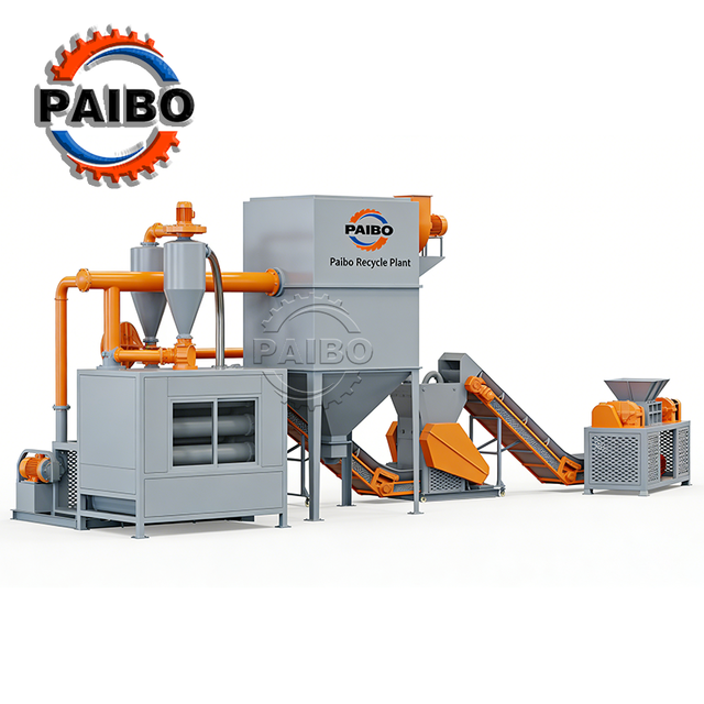 Industrial Large-Capacity PCB Recycling Line 500kg/h Factory Direct Supply E-Waste Shredding and Sorting Line