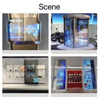 Pantallas OLED Transparentes de 55 Pulgadas de Alto Brillo y Full HD, Personalizadas por Fábrica China, 120Hz, Táctil Capacitiva Delgada, 1 Año de Garantía para Centros Comerciales