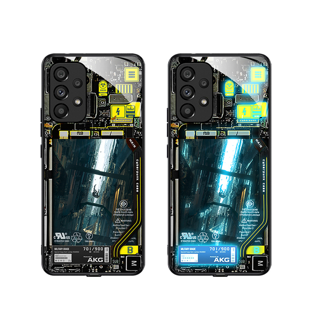 Luminous Mobile Phone case for Samsung S21FE S21+ S20 S22 ultra Note20 iphone 13 12 11pro Max Xs Xr Voice Control Smart Light