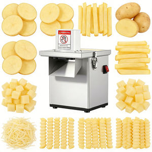 Cortadora de Verduras Comercial, Eléctrica, 200W, Rebanadora, Picadora, Trituradora, 220V, para Procesamiento de Patatas y Frutas, Bajo Ruido, para Restaurantes y Servicios de Catering - Product Image 1