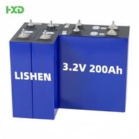 Batterie rechargeable au phosphate de fer et de lithium prismatique LiFePO4 LISHEN 200Ah haute performance pour véhicules électriques et outils électriques