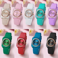 Relojes de Silicona para Mujer al por Mayor, con Logotipo Personalizado, Relojes de Cuarzo Cuadrados para Dama