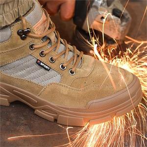 Người đàn ông của mùa đông an toàn Chelsea làm việc đi bộ đường dài khởi động thoải mái <span class=keywords><strong>Nubuck</strong></span> da với ngón chân thép vải và lông trên công nghiệp giày - Product Image 5